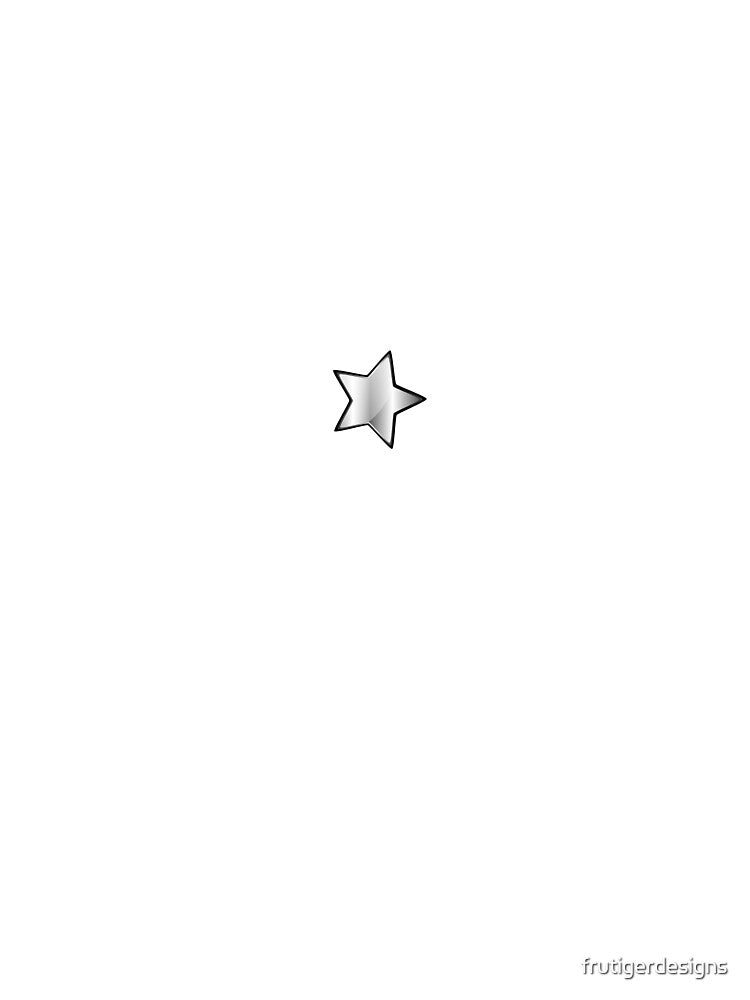 Y2K Chrome 5 Point Star by frutigerdesigns