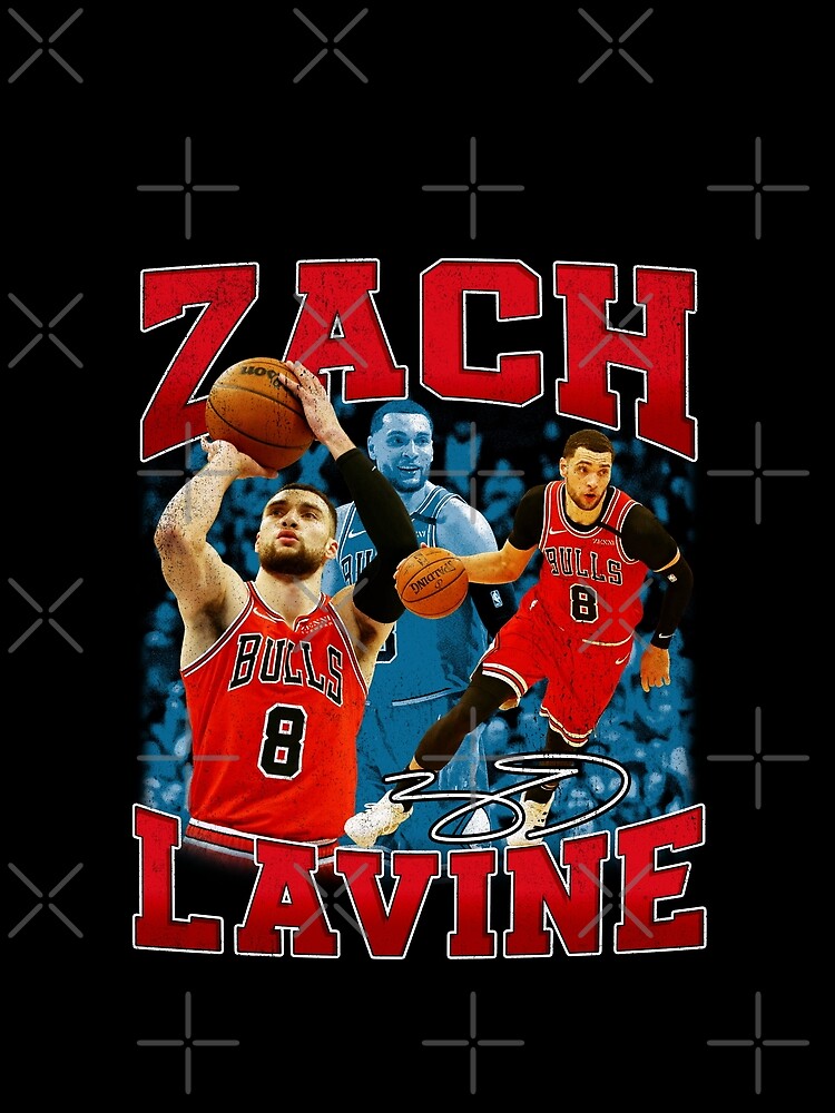 Zach Lavine Chicago Basketball Signature Vintage Retro 80s 90s Bootleg Rap Style by Isabella Heller ⭐⭐⭐⭐⭐(316)