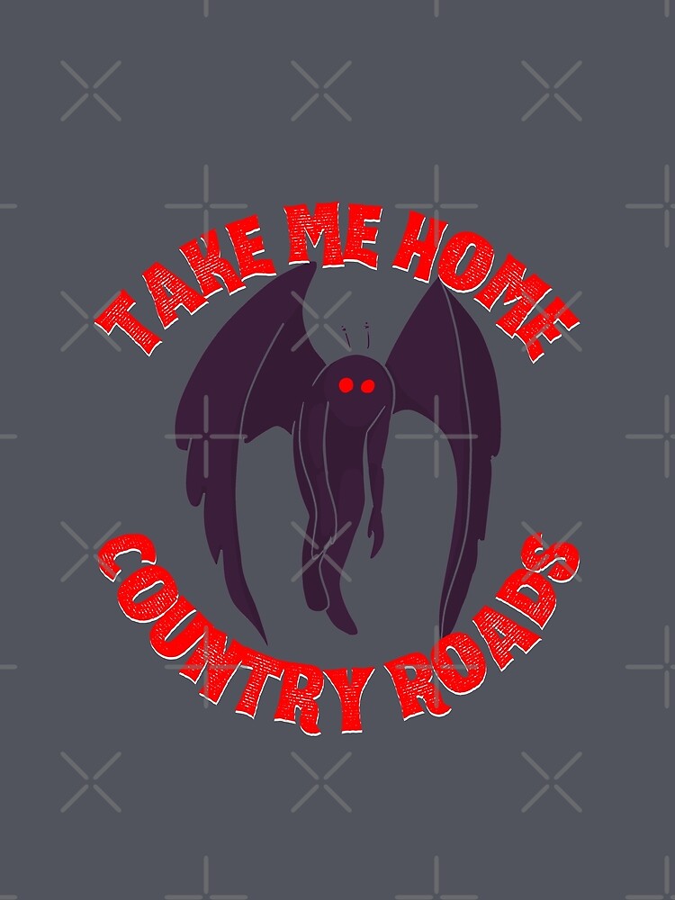 take me home country roads mothman redesign by goblinbabe