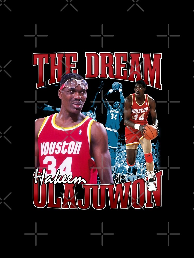 Vintage Hakeem Olajuwon The Dream Basketball Legend Signature Retro 80s 90s Bootleg Rap Style by Jonas Homenick ⭐⭐⭐⭐⭐(316)