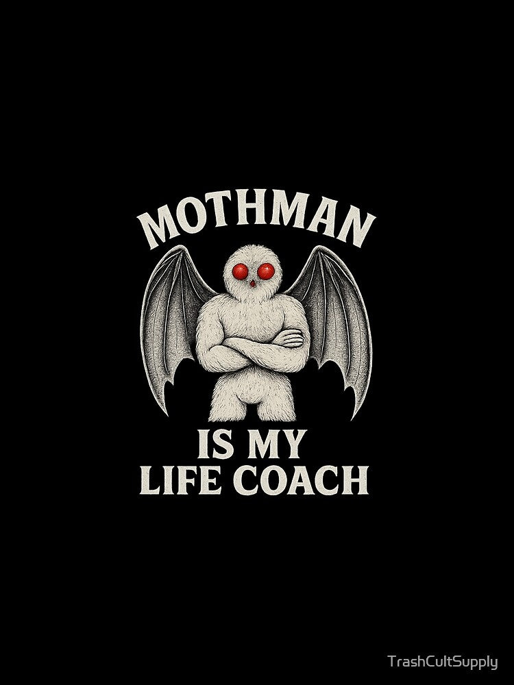Mothman Is My Life Coach by TrashCultSupply