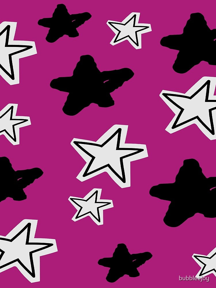 dark purple paper stars by bubbleejoy