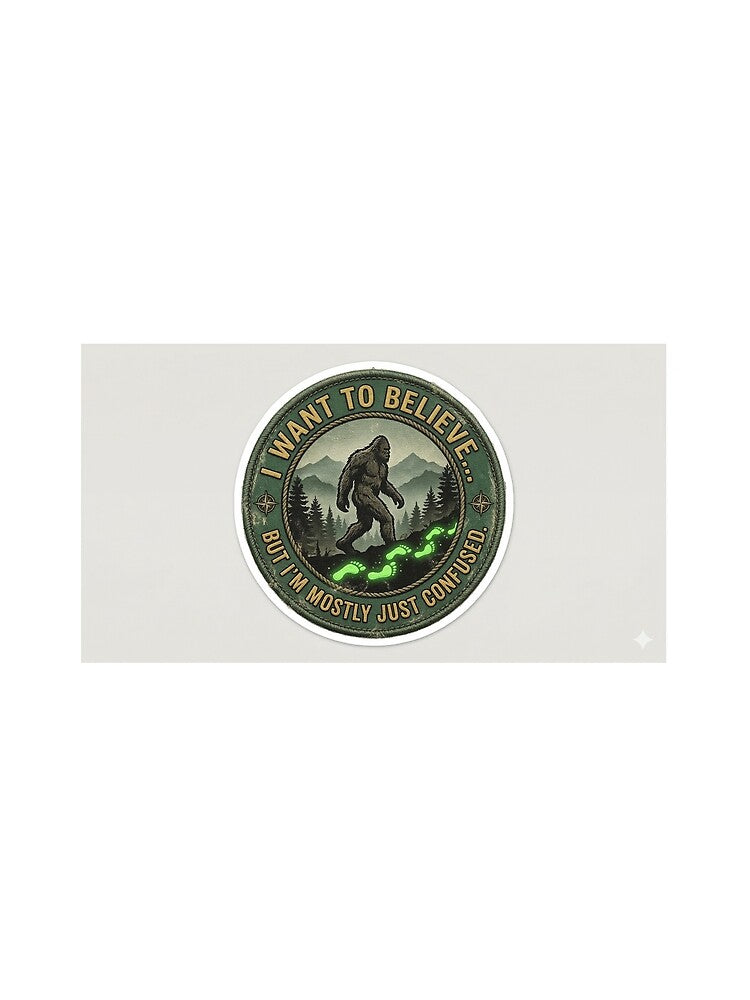 The "Cryptid Researcher Field Patch" by Aureva Arts