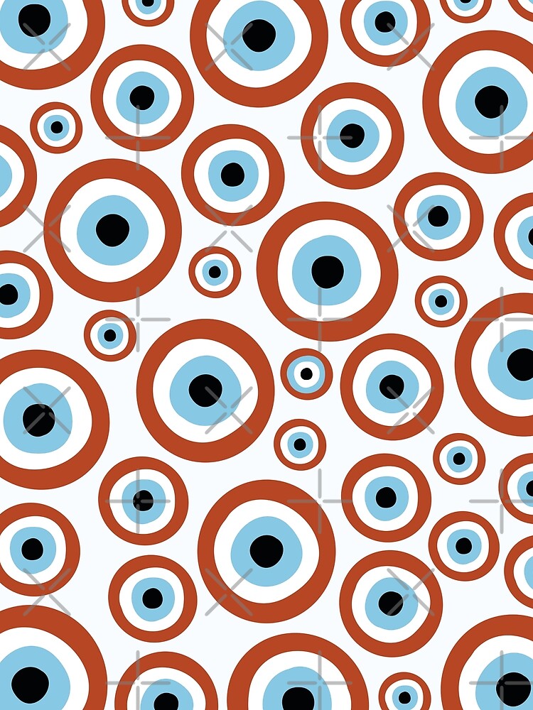 Turkish Evil Eye Art Ideal Design to Conserve Positive Energy by DesignsArtColor