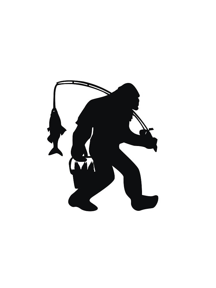 Bigfoot fishing by suechtmpoa