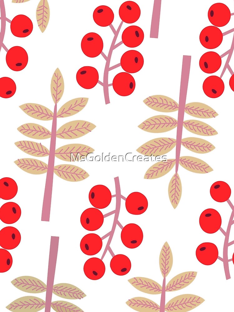 Fall Foliage and Berries #4 by MsGoldenCreates