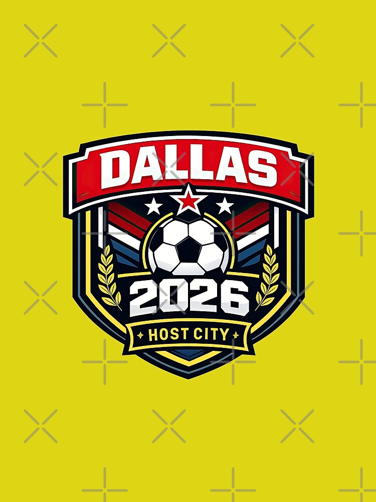 Dallas 2026 Host City Emblem with Laurel by BrickByDream