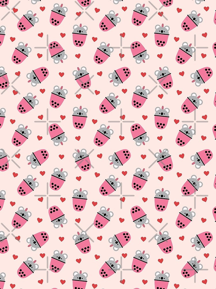 Boba Koala Hearts by Peach Mochi