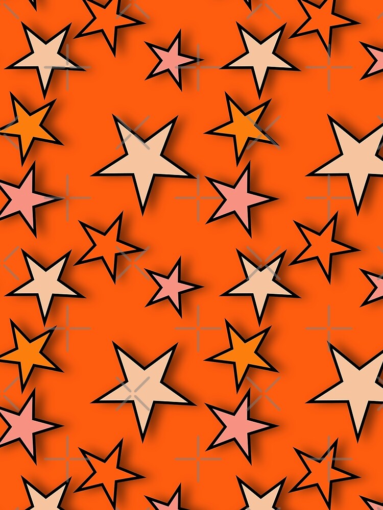 y2k-star orange by susycosta