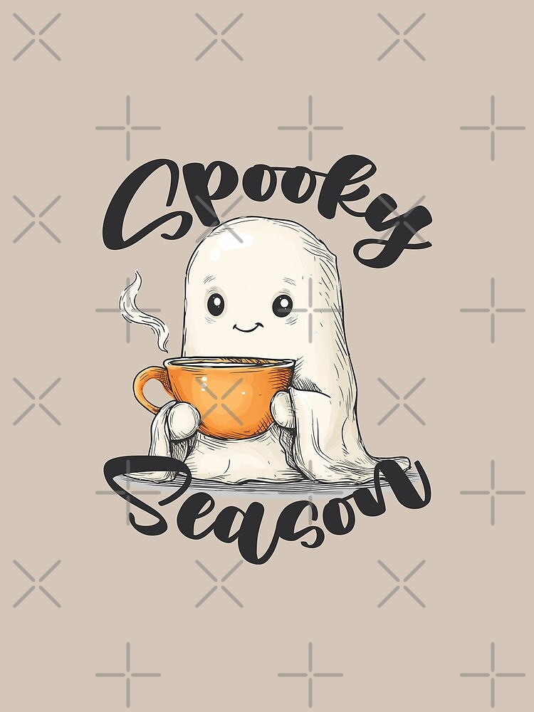 Friendly Ghost coffee happy halloween cute spooky kawaii spooky season cool outfit by · GAMING SOUL ·