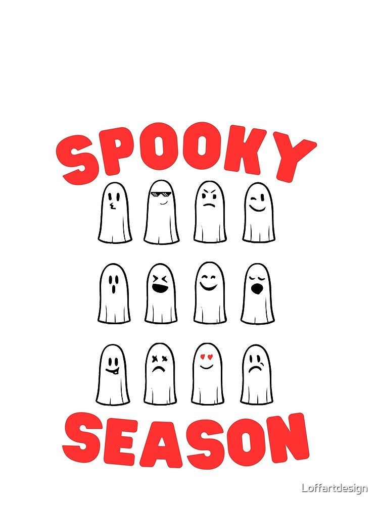 Spooky Season - Halloween ghosts - love spooky ghosts by Loffartdesign