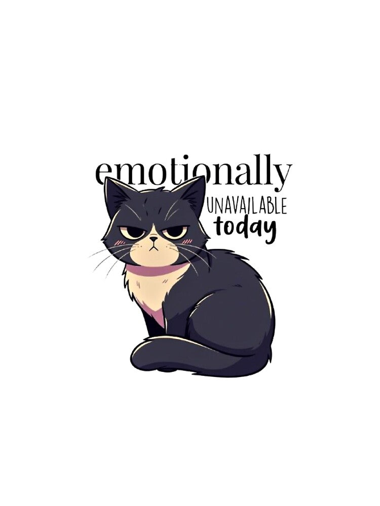 Emotionally Unavailable Today Grumpy Cat by INVIKETOS
