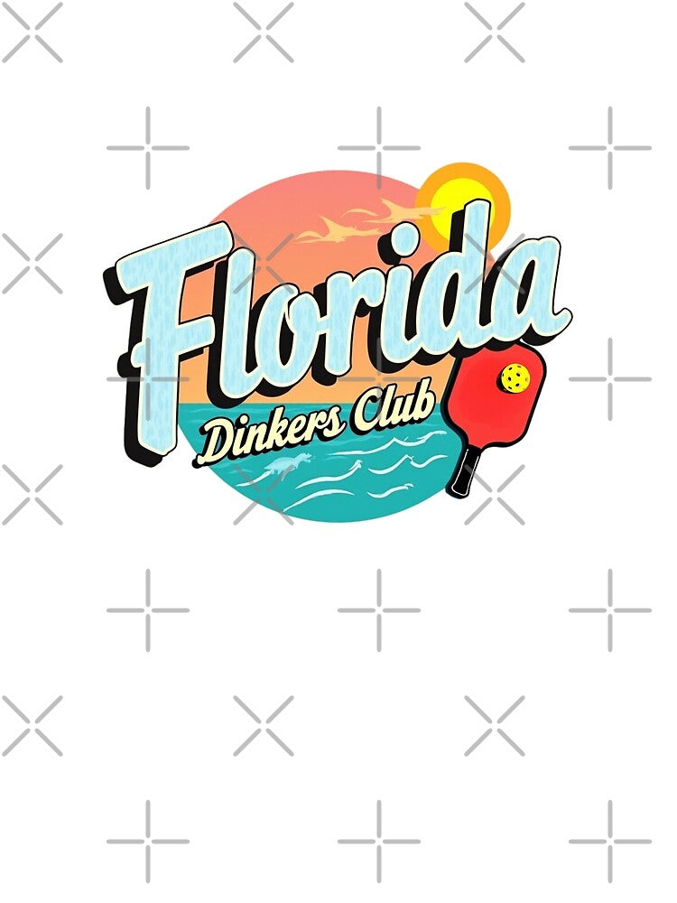 Florida Pickleball Dinkers Club – Fun Beach Design by iTeeShirts