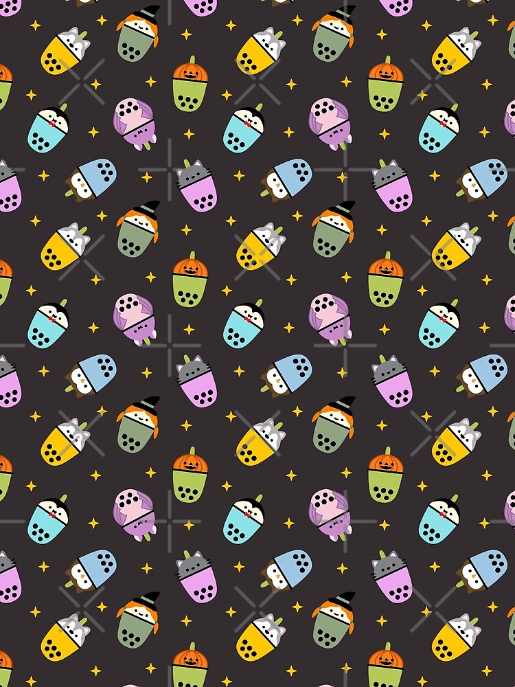 Boba Halloween Gray by Peach Mochi