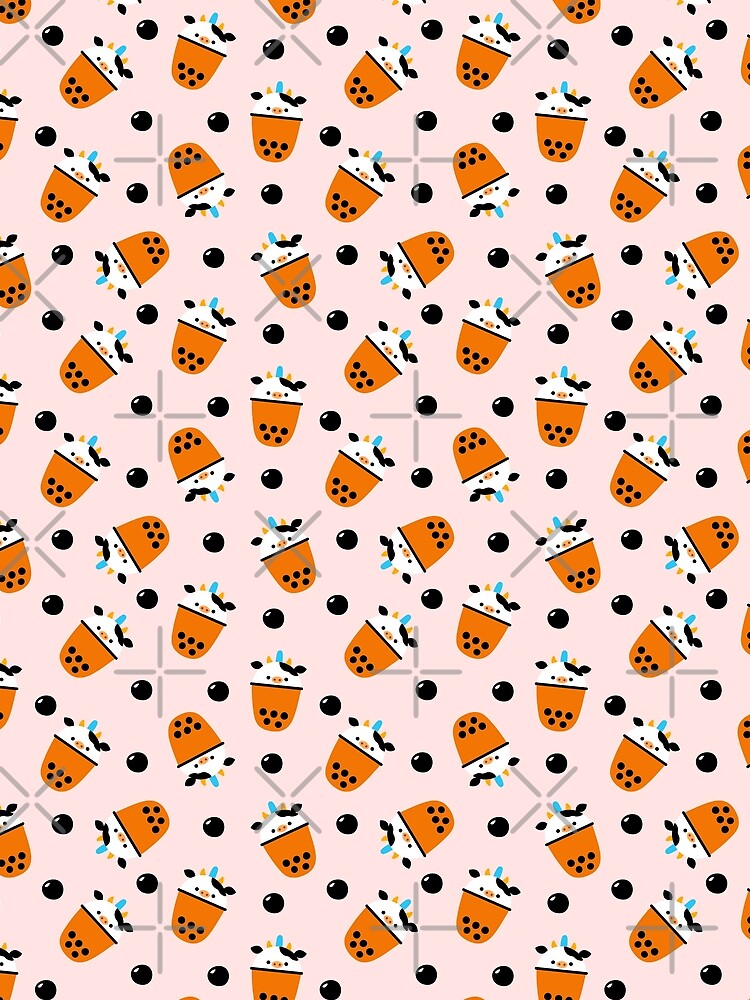Boba Thai Tea Cow by Peach Mochi