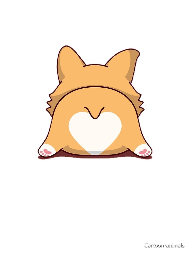 Corgi  Butt by Cartoon-animals