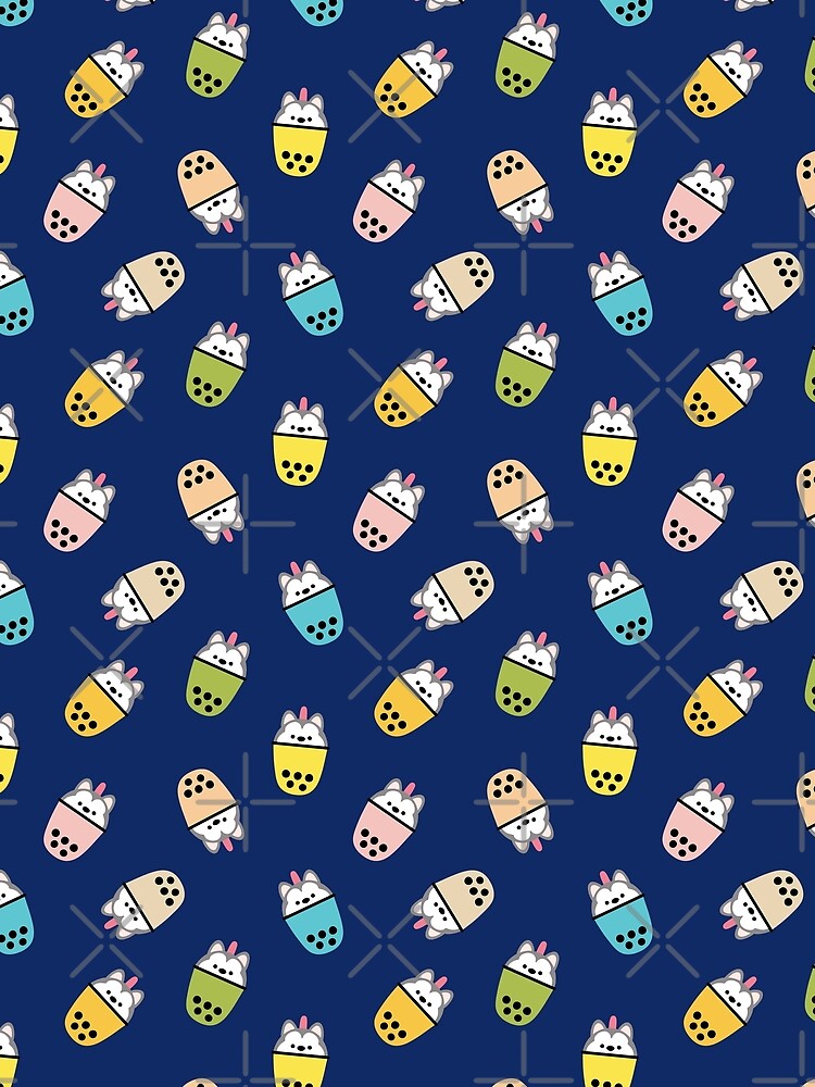 Pet Boba Husky Navy by Peach Mochi
