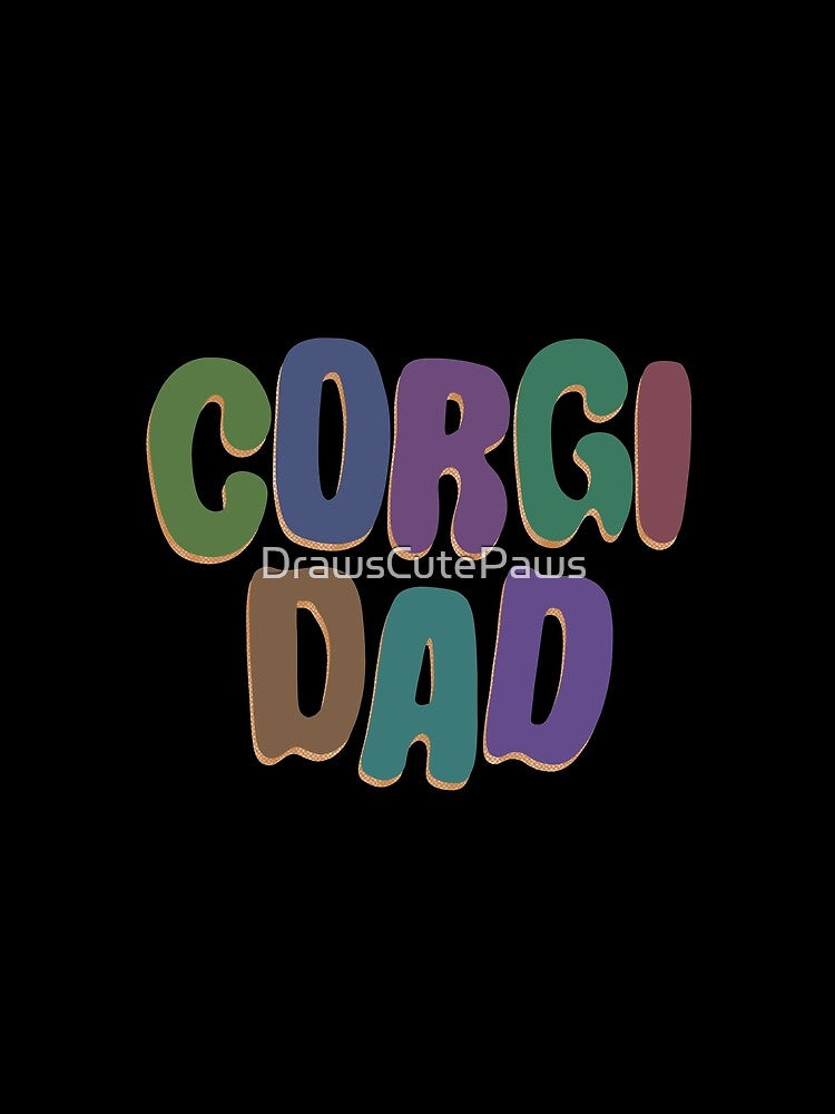 Corgi Dad by DrawsCutePaws
