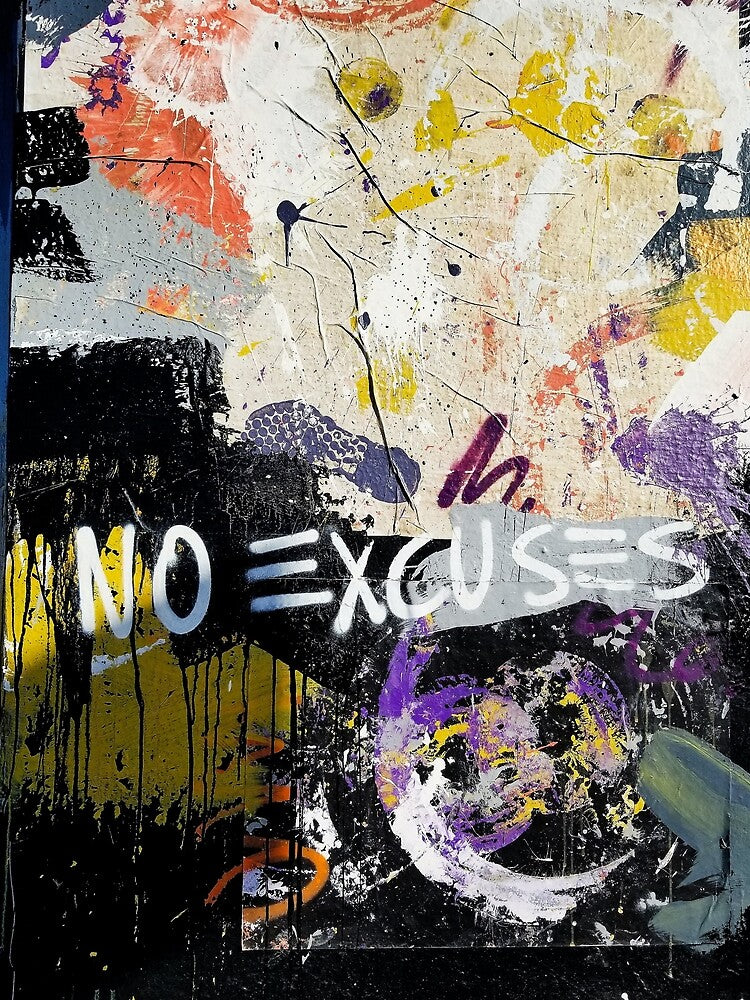 No Excuses by Aeroplane Tees