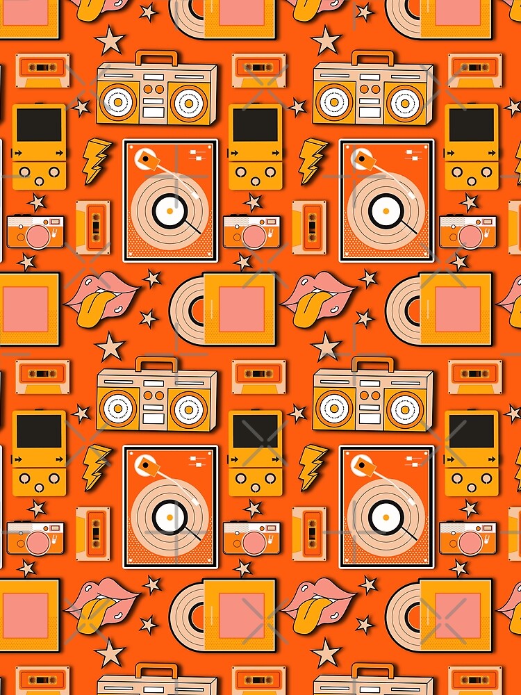 y2k-music orange by susycosta