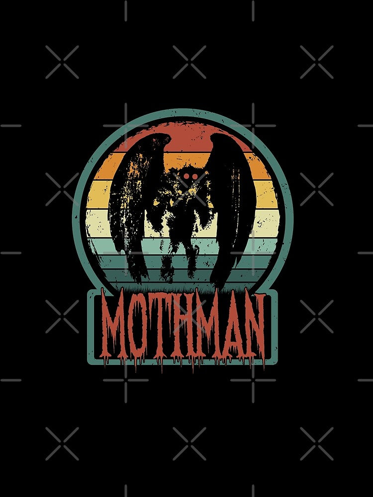 Mothman - Retro Vintage Point Pleasant, WV Cryptid Gift by NatIntrovertSoc