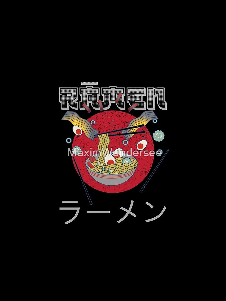 Japan Ramen Retro Japanese Noodles Noodle Soup by MaximWundersee