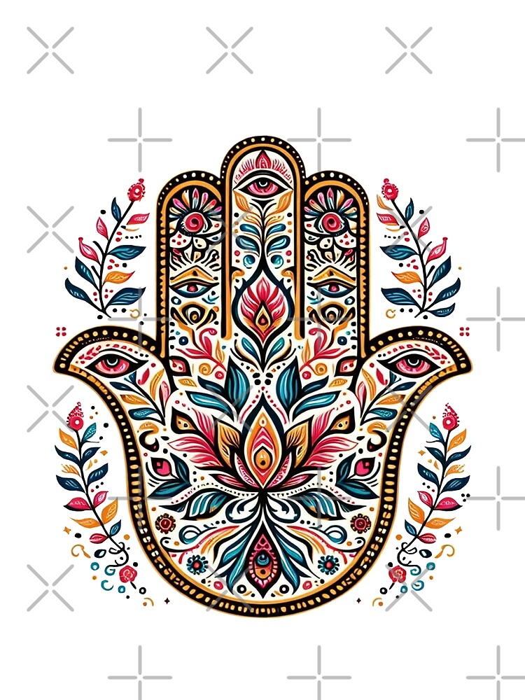 Hamsa Folk Art Style by Liscar95