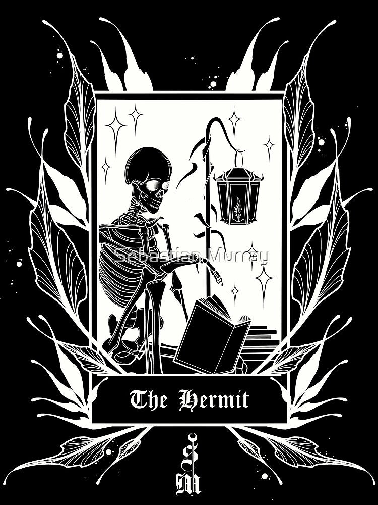"The Hermit" Tarot Card Design by Sebastian Murray by Sebastian Murray