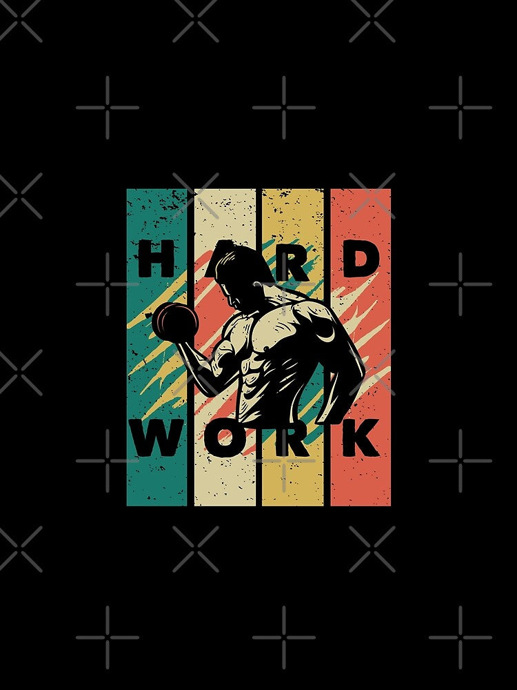 Work Hard - Gym Fitness by Tishirta Store