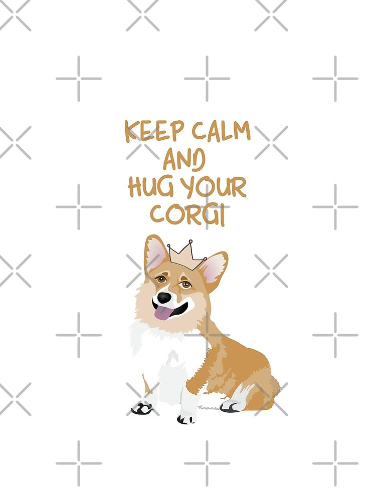 Keep Calm and Hug Your Corgi by UtArt