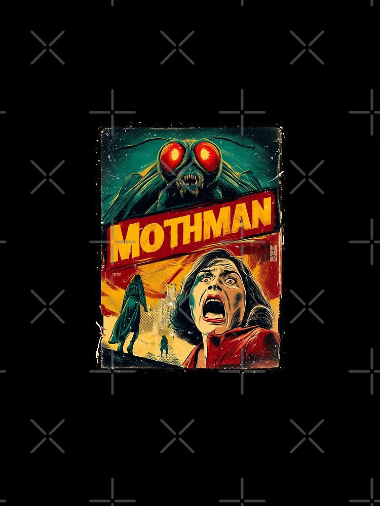 Mothman – Vintage Horror Scream Poster by Alpha Stag