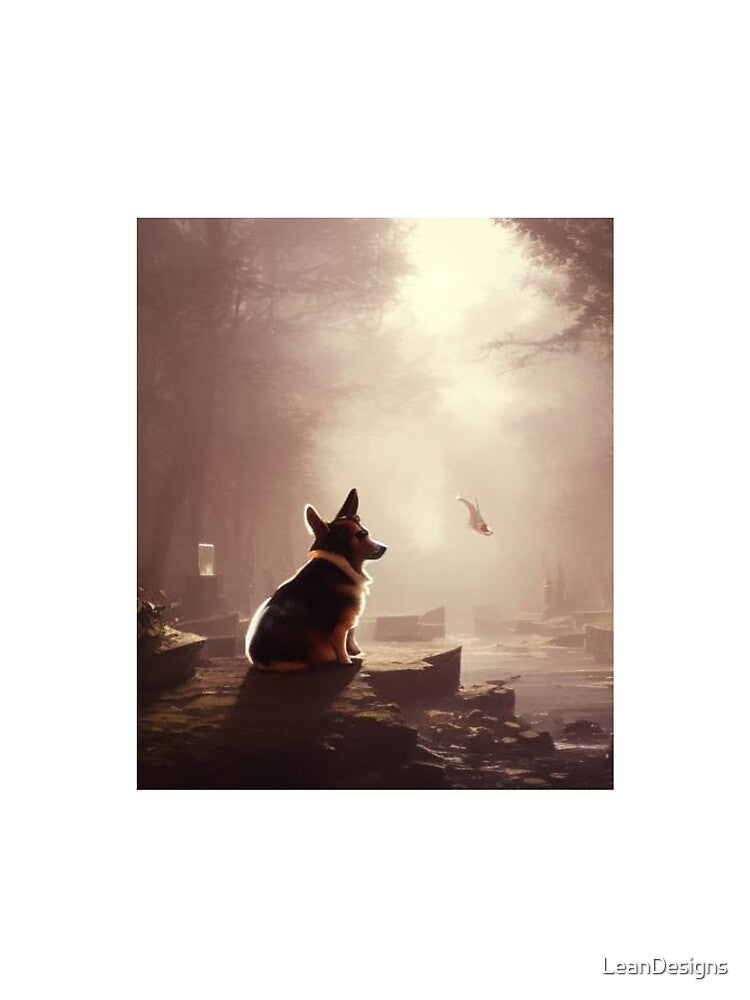 Watching Fish Corgi.  Fat Corgis by LeanDesigns