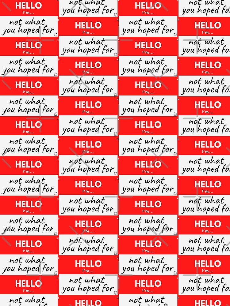 Hello I'm Not What You Hoped For by buglevel