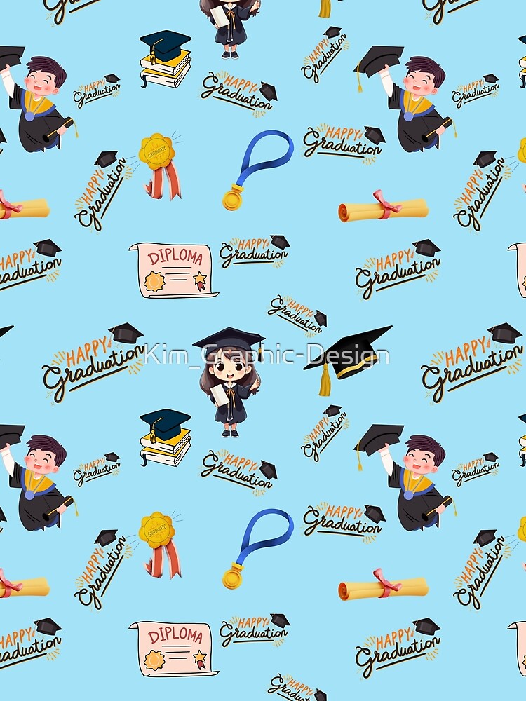 Graduation Pattern by Kim_Graphic-Design