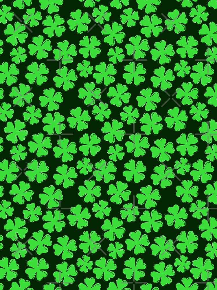 St. Patrick's Day - Shamrock Pattern by Rich Summers Art