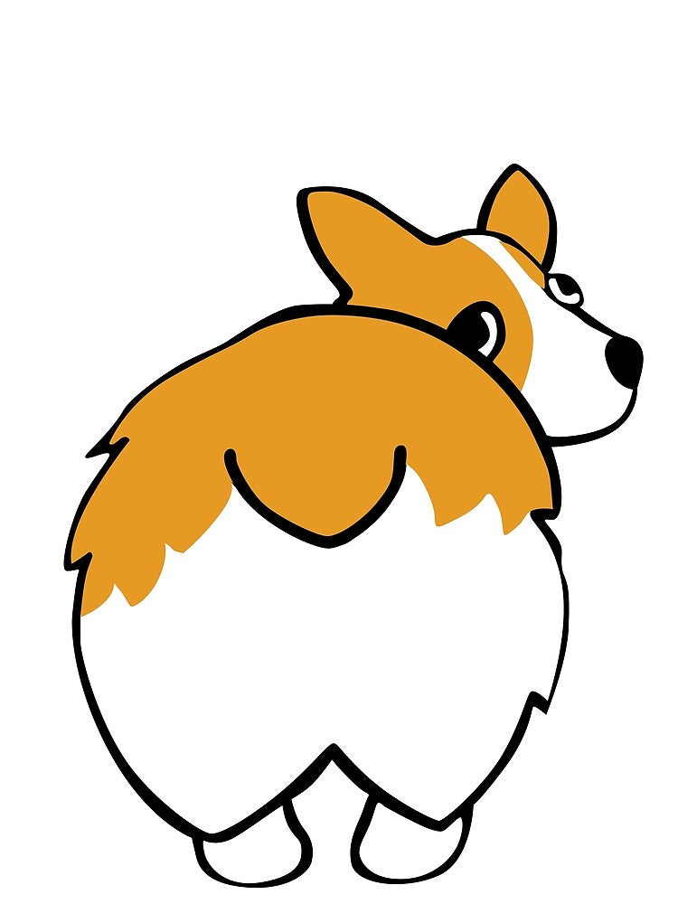 Corgi Butt by kamsinthe
