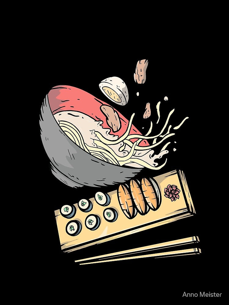 Ramen Sushi wave by Anno Meister
