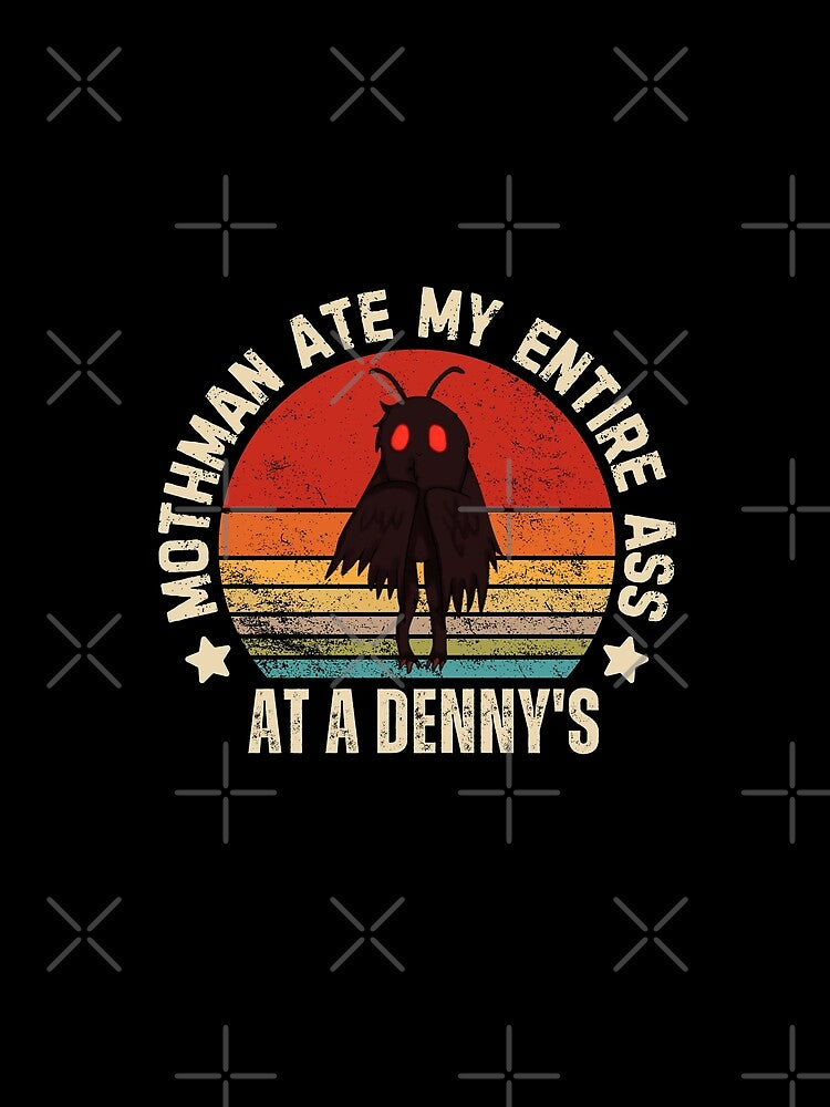 Mothman ate my entire ass at a Denny's, Funny Mothman by yass-art