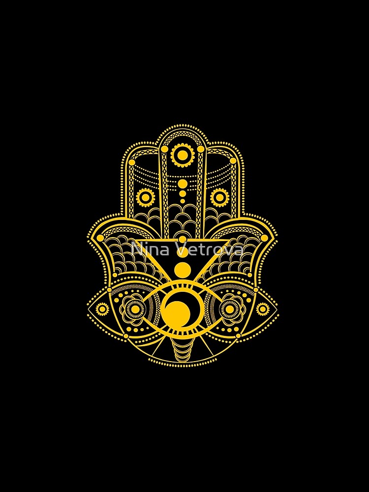 Hamsa hand. Нand of Fatima. by Nina Vetrova