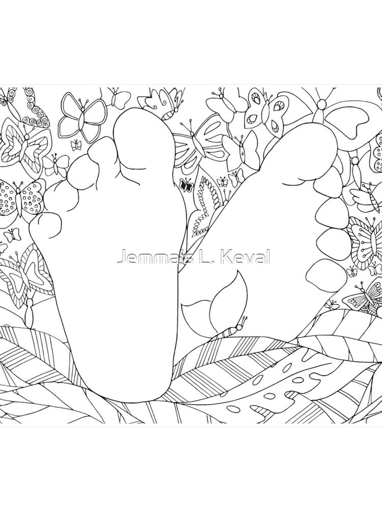 Baby Feet by Jemmais L. Keval