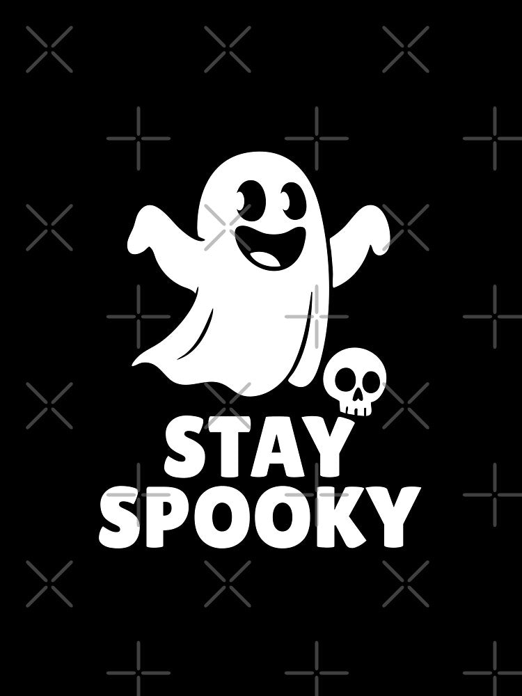 Stay Spooky – Cute Halloween Ghost T-Shirt by Moodoo Design