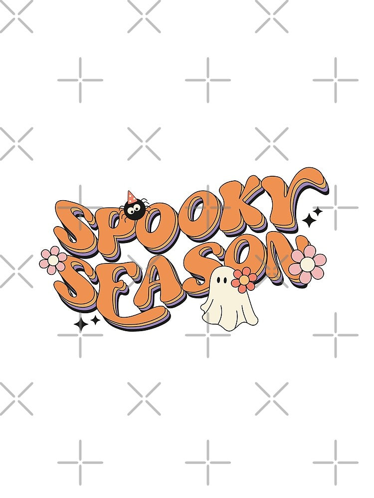 Spooky Season Halloween T-Shirt, Cute Ghost Halloween Shirt, Retro Fall Shirt, Fall Shirt, Halloween Vibes Shirt, Spooky Season Boo Tee by Art-Self Studio