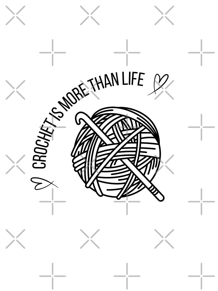 Crochet is more than life by Created by Aia