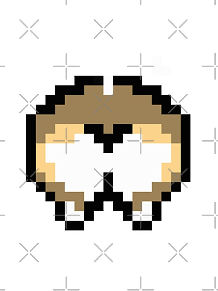 Pixelated corgi butt by AKR-Hobby
