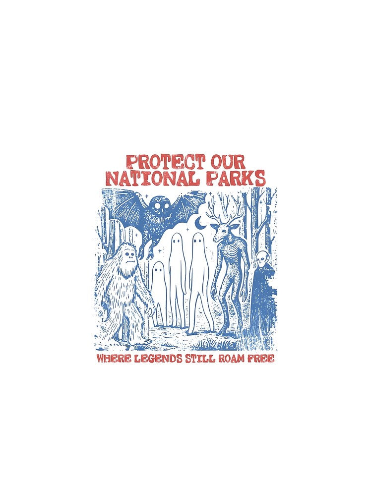 Vintage Cryptid National Parks by PearlArtss