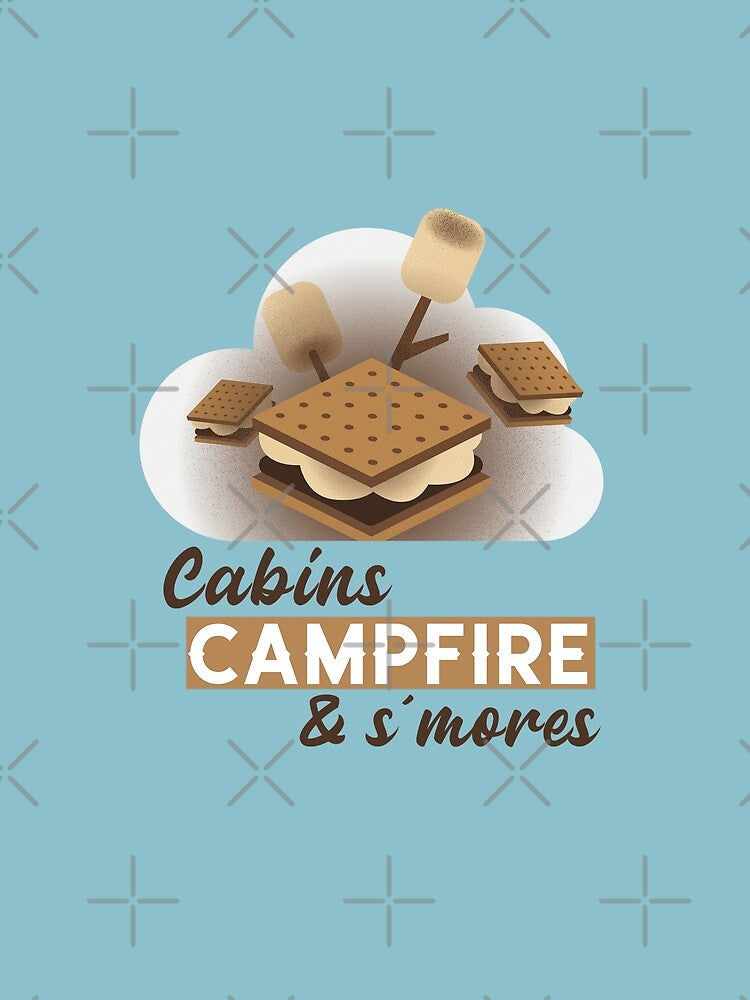 Cabins Campfire and s' mores by ForStrong