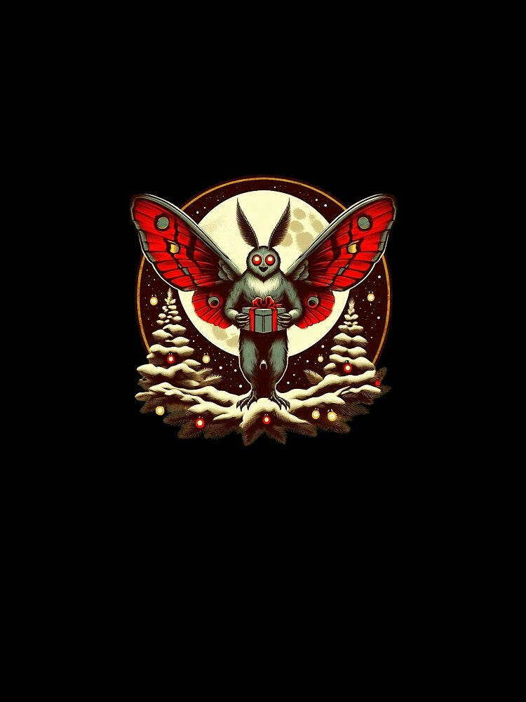 Mothmas Greetings, Mothman Christmas (1) by Rigginsallgood