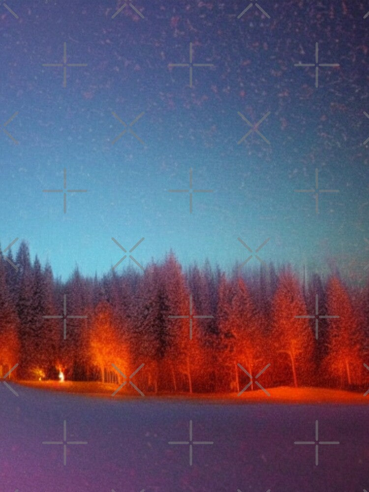 Ethereal Landscape Winter Inspirational Paintings Blue Sky by AYACHI90