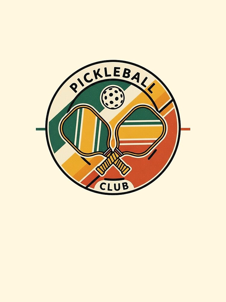 Retro Pickleball Club Emblem by SholoStudio