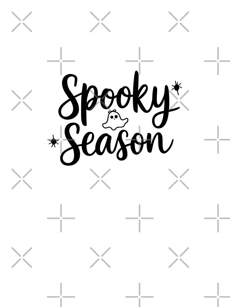 Spooky Season Fun Halloween Ghost and Script Design by EidosEmporiium